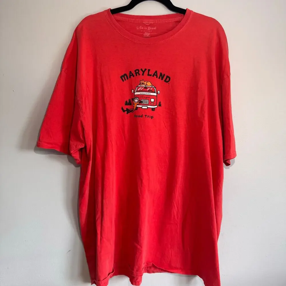 Life is Good Vintage Tee - 2XL - Picture 2 of 5